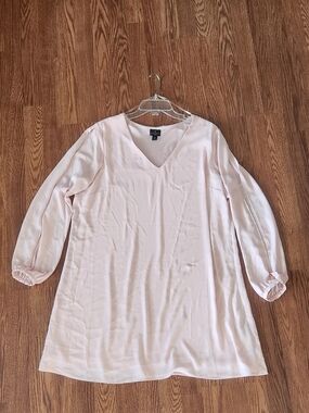 Worthington Blush Pink V-Neck Dress